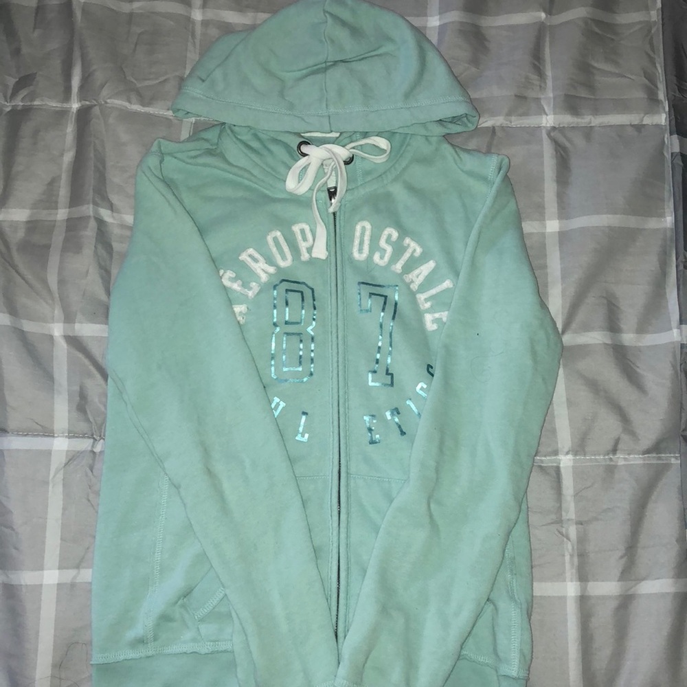 Aeropostale Sweater (Blue/ Torques)